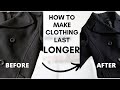 HOW TO MAKE CLOTHING LAST LONGER! *Tips &amp; Tricks*