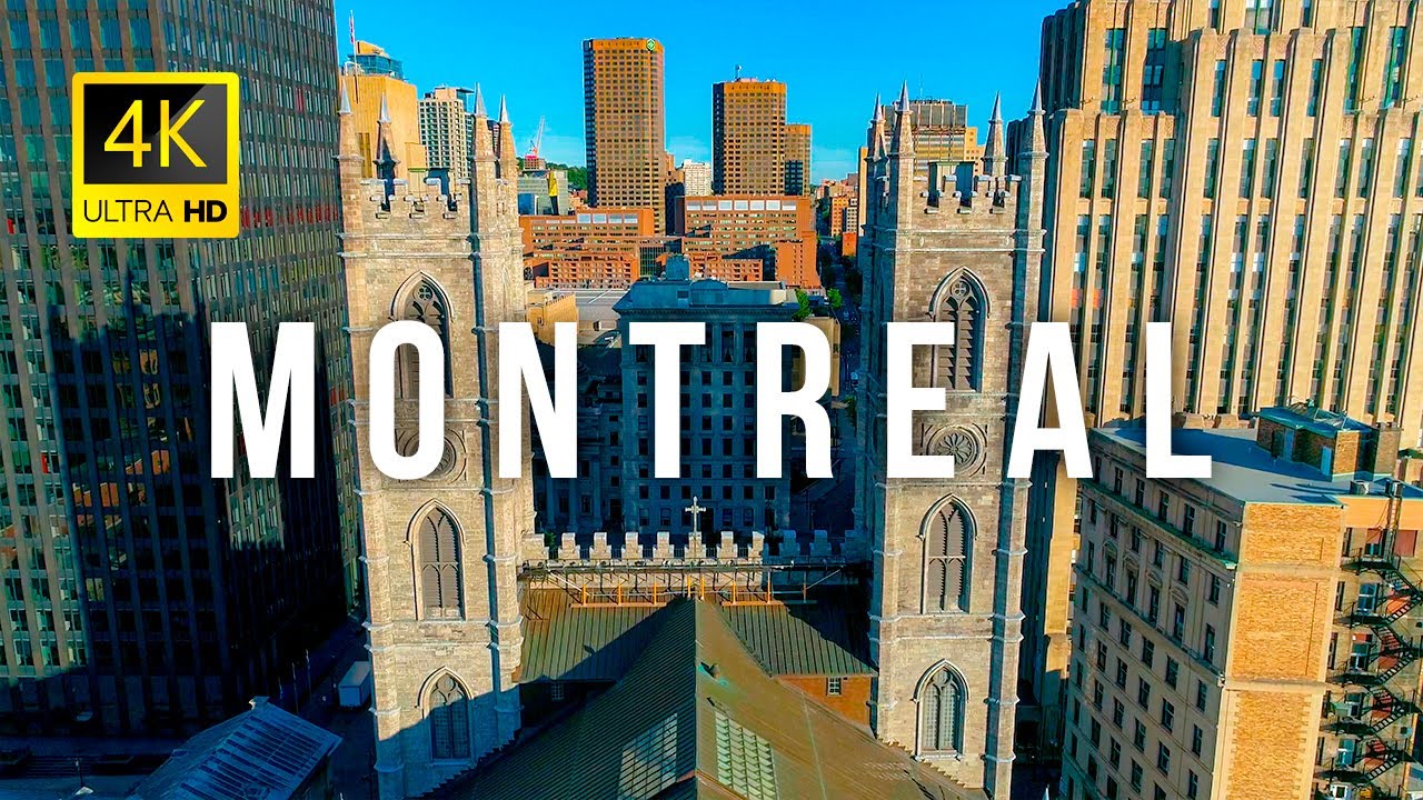 Montreal, Canada 🇨🇦 in 4K Ultra HD | Drone Video