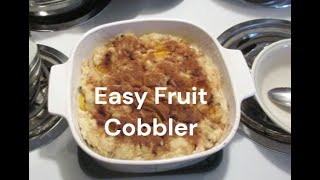 How to Make Fruit Cobbler