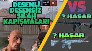 DESENLİ SİLAH HASARI YÜKSEK Mİ?? ( KANITLI ) Buz M416!! Pubg mobile lite!!