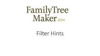 FTM2014   How to Filter Report Group Hints