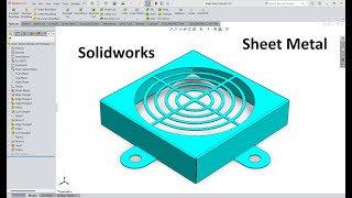 Solidworks Basics Drawing Exercises 08 Caddx Solidworks Sheet Metal Part Solidworks Tutorials.