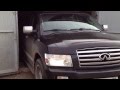 Infiniti QX56 Заезжаю в гараж