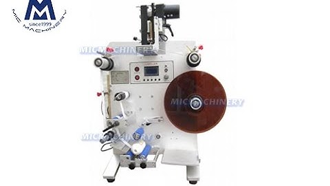 Semi Automatic Syringe Labeling Machine: To label syringes(syringe labeling machine syringe labeler)