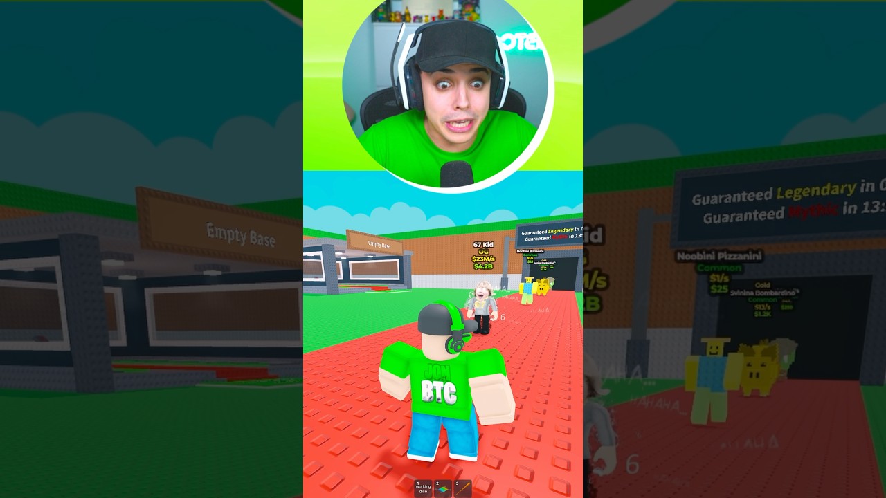 SAMMY DICE 67! 😂 #roblox #stealabrainrot