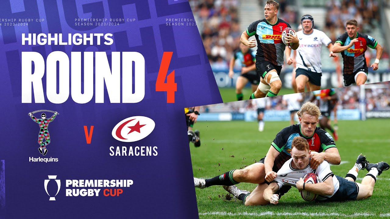 Harlequins v Saracens - HIGHLIGHTS Nine Different Try Scorers! Premiership Cup 2023/24