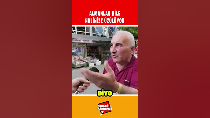 Almanlar Halinize Acıyor Vallahi