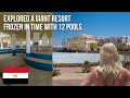 URBEX | Een gigantisch verlaten resort in Egypte met 12 zwembaden