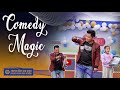 Comedy magic art by celebrity mr sher bahadur gurung at golden jamboree 2079