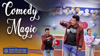 Comedy, Magic Art by Celebrity Mr. Sher Bahadur Gurung at Golden Jamboree 2079