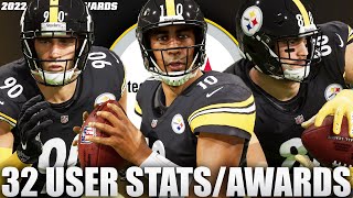 Season 1 Stats and Awards For All 32 Teams! Madden 23 Pittsburgh Steelers Franchise Ep 17