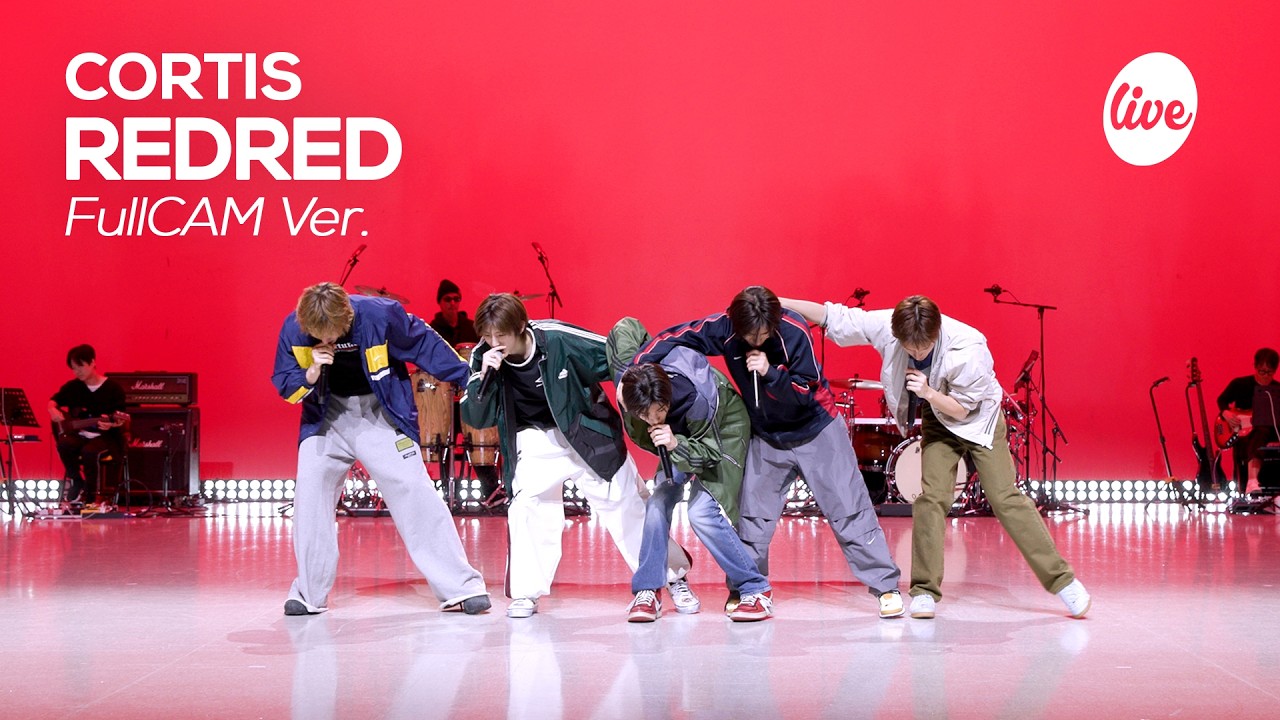 FullCAM] CORTIS(코르티스) “REDRED” Band LIVE | it's Live - YouTube