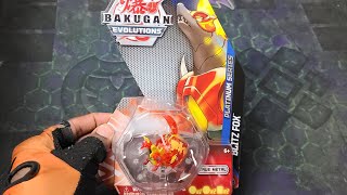 New Bakugan Evolutions Platinum Series Pyrus Blitz Fox Unboxing