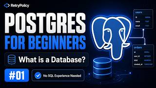 #01 What is a Database? | Introduction to PostgreSQL | A Complete PostgreSQL Course