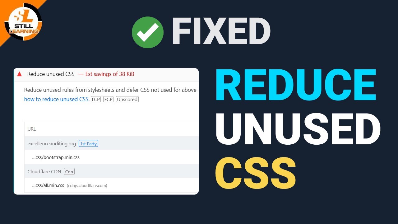 How to Remove Unused CSS and Improve Google PageSpeed Insights Score ...
