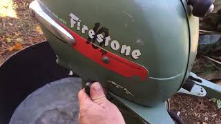 1953 Firestone 10hp Scott Atwater AOMCI Antique Outboard SOLD