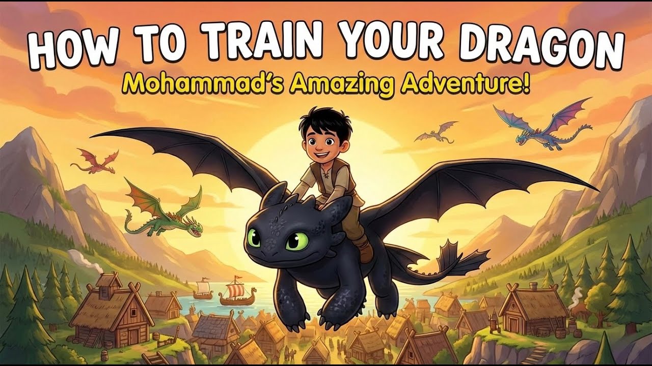 How to Train Your Dragon | A Grade 3 Storybook Animation