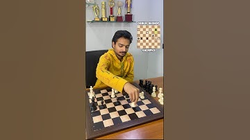 Genius Bishop Sacrifice Creates Winning Fork in Chess Endgame #chessshorts #chessgame