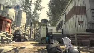 Practicing some throwing knife spots on call of duty ghosts prison break map