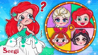 DISNEY PRINCESS Lost Color | Where is My Color? | DIY Arts & Paper Crafts