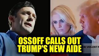 Jon Ossoff EXPOSES Trump's Young Blonde Aide, MAGA Explodes