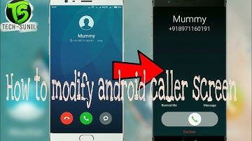 How to modify your android caller screen || no root || no launcher
