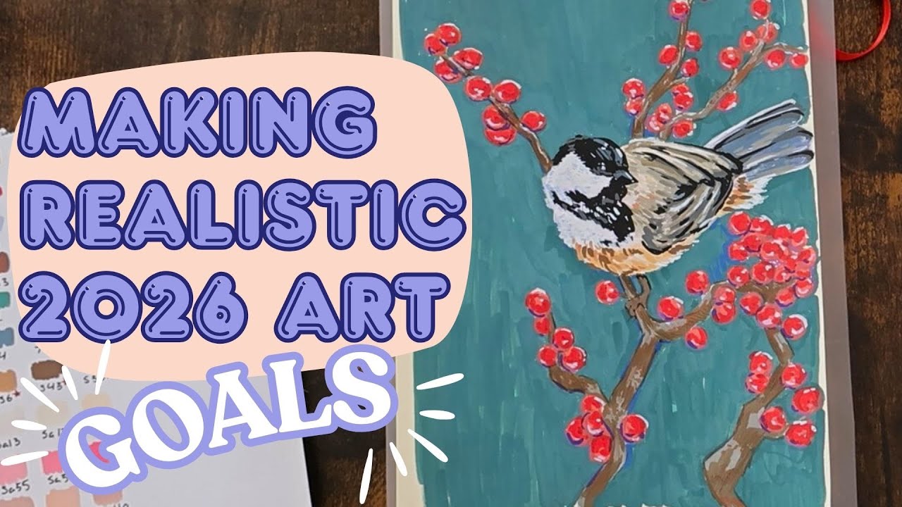 2026 Art Goals | Painting with Arrtx Acrylic Markers