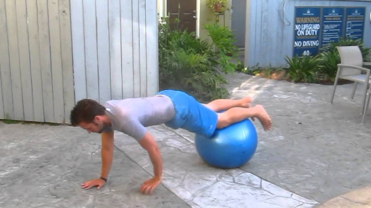 Swiss Ball Walkout YouTube