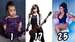 Demi Lovato Transformation From 1-25 Years Old  From Baby To Teenager