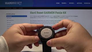 How to Set Time in GARMIN Fenix 6X – Manually Change Time screenshot 5