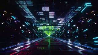 Futuristic Animation Loop: Space Station (2 Hrs Relaxing, Satisfying, VJ Loop, Screensaver, ASMR) 4K
