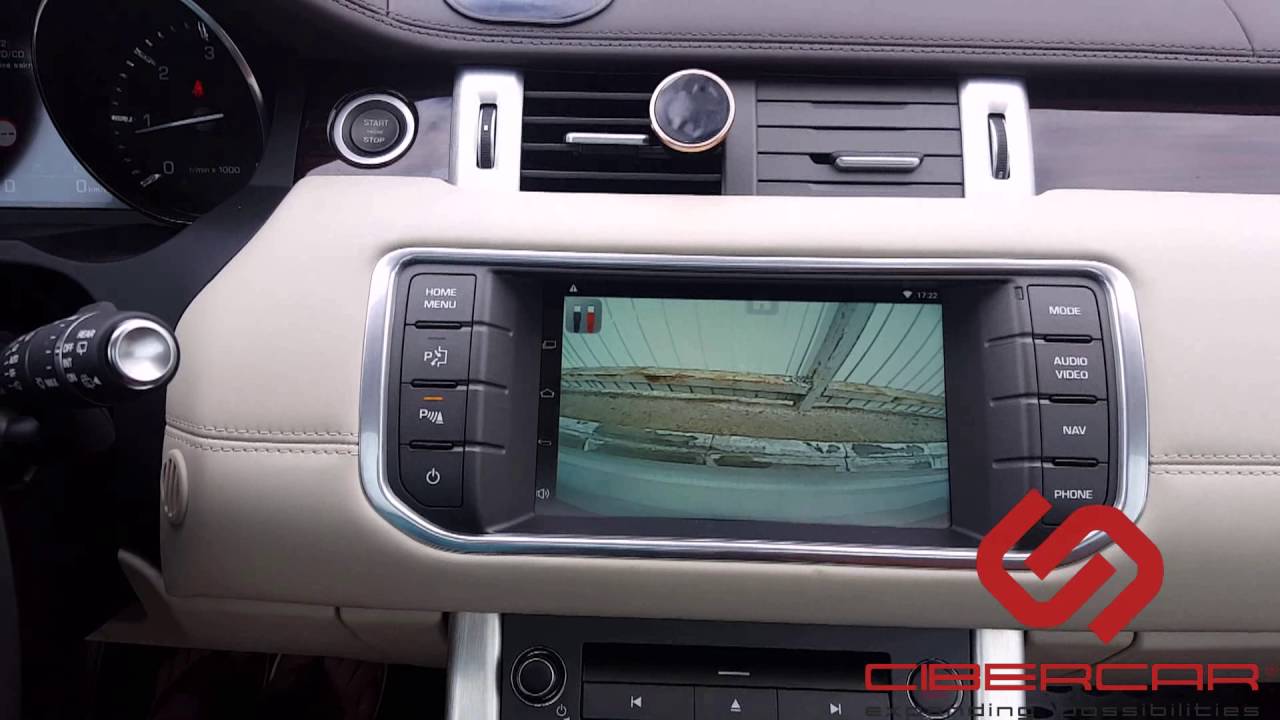 Land Rover Evogue: камера переднего вида