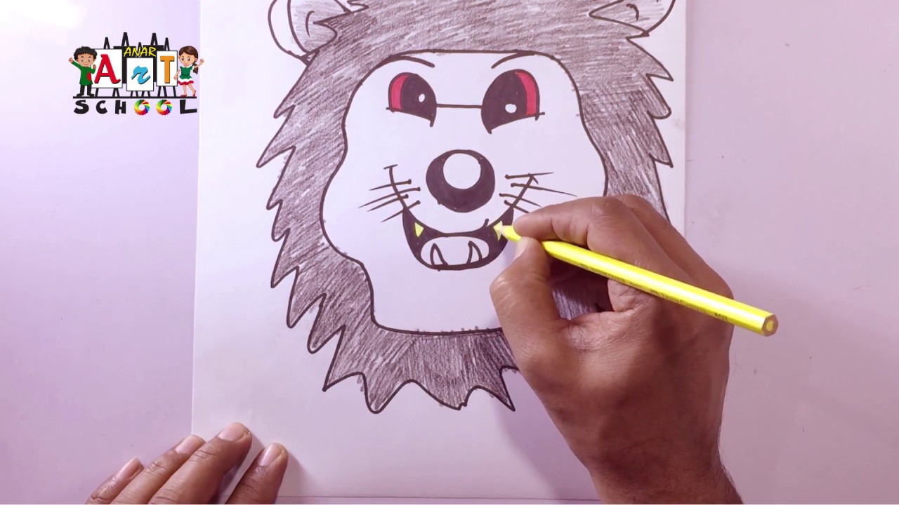 How to Draw a Lion from the Word Lion