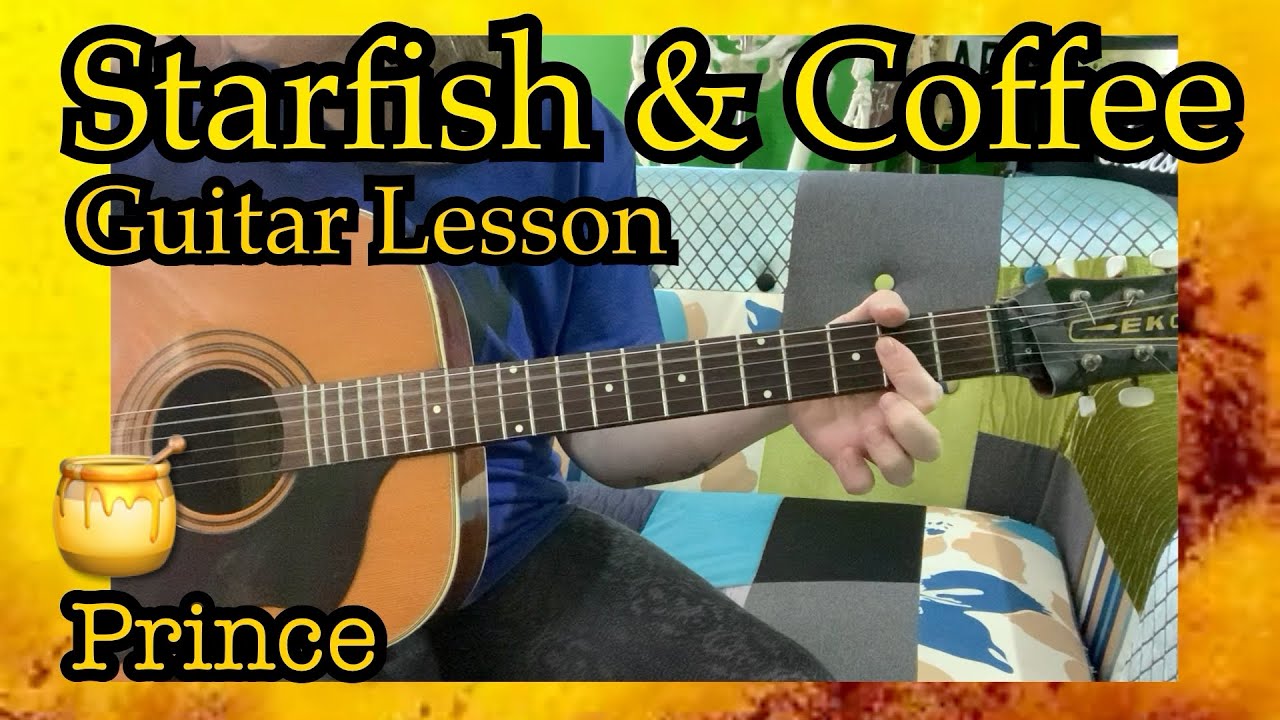 Starfish and Coffee Prince Guitar lesson with lyrics - YouTube