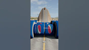 Cars 7 Pepsi Bollard Hill Crush BeamNG Drive 