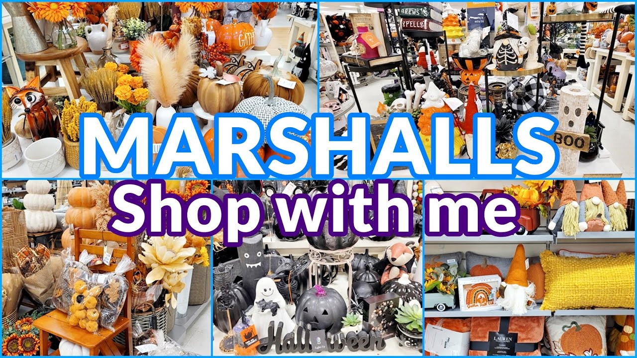 MARSHALLS FALL HALLOWEEN DECOR 2022 SHOP WITH ME NEW HOME DECOR FINDS