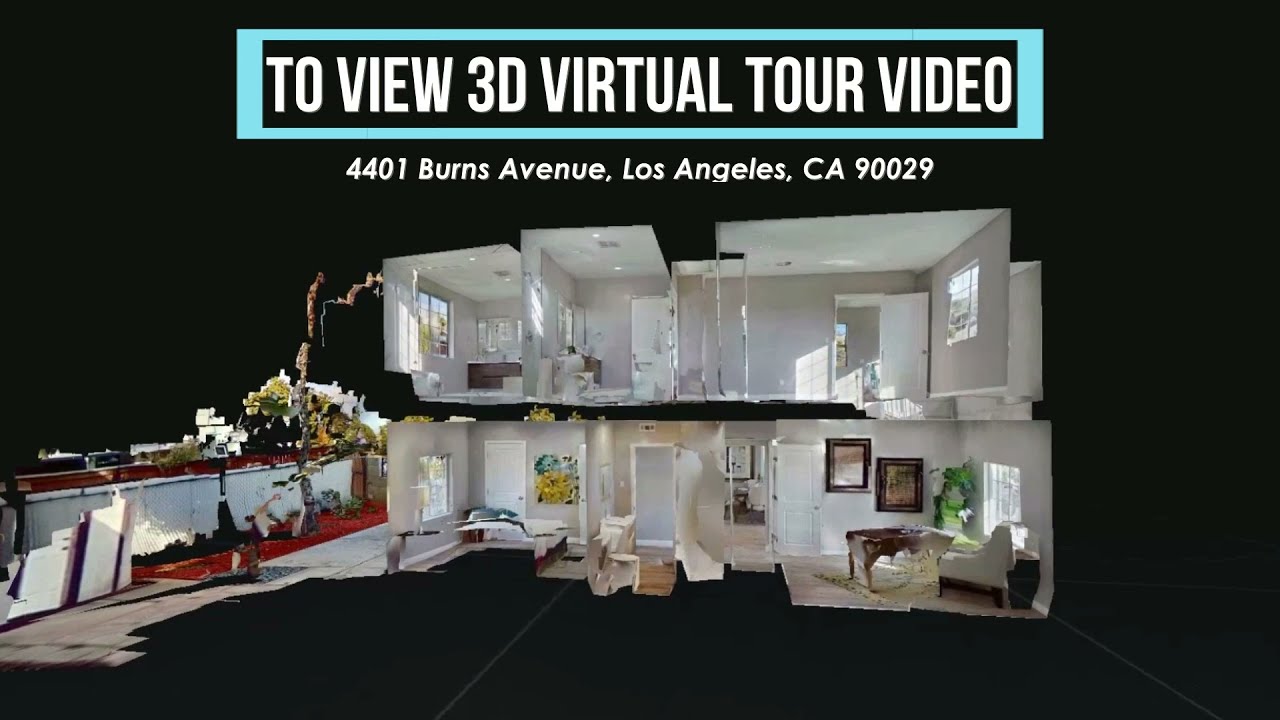 3D Virtual Tour Video of 4401 Burns Avenue, Los Angeles, CA 90029