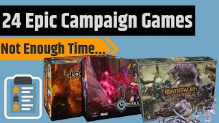 24 Epic Campaign Games That I Definitely Don't Have Time to Play