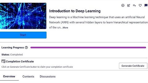 Introduction to Deep Learning Answers | Infosys Springboard Virtual Internship 6.0