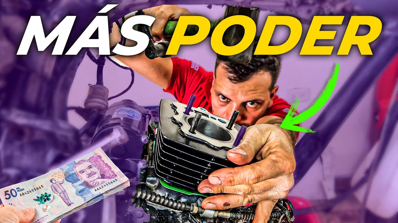 Así se MODIFICA una MOTO AKT NKD para tener mas potencia!! 🔥🔥🔥