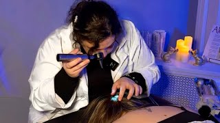 Asmr Diagnostic Scalp Assessment Back Exam Real Person Roleplay Personal Attention Doctor