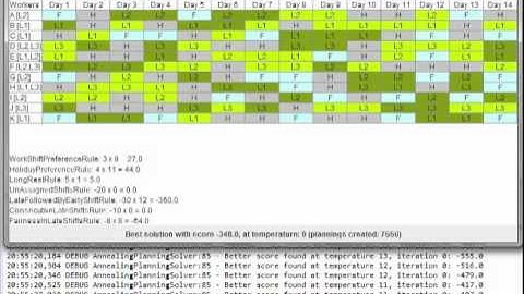 Factory Planning with Simulated Annealing