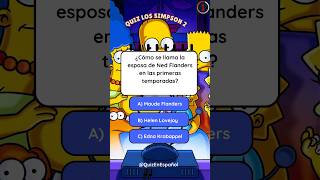 🧠 ¿Eres Fan de Los Simpson?😏#quiz #trivia #triviagame  #culturageneral  #lossimpson #homerosimpson