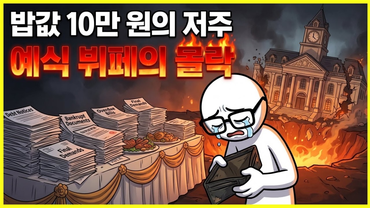 수백억 대출의 저주와 텅 빈 뷔페, 화려한 예식장 사장님들의 비참한 결말