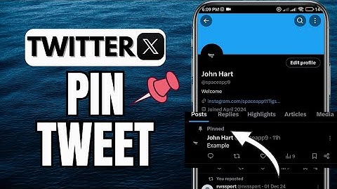 How To Pin A Tweet On Twitter | Pin Tweet On X