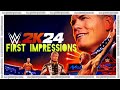 Wwe2k24 first impressions  experimenting