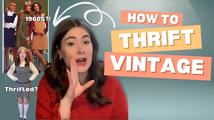 The ULTIMATE GUIDE to THRIFTING VINTAGE (+How to make modern clothes LOOK vintage!)