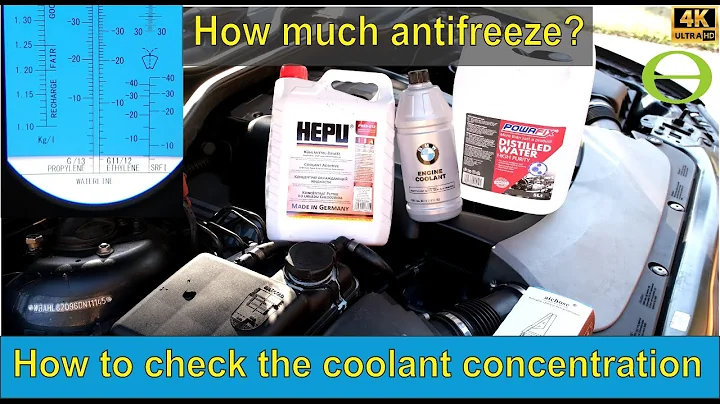 How to measure the  antifreeze coolant concentration in your car using a refractometer