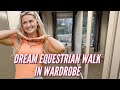 I BUILT MY DREAM DRESSING ROOM! WALK-IN EQUESTRIAN WARDROBE?! Budget Friendly Walk-in Wardrobe Tour!