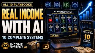 How to Build Real Income with AI — 10 Complete Playbooks